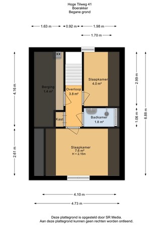 Hoge Tilweg 41, 9362 VC Boerakker - Eerste verdieping - 2D.jpg