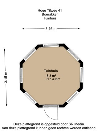 Hoge Tilweg 41, 9362 VC Boerakker - Tuinhuis - 2D.jpg