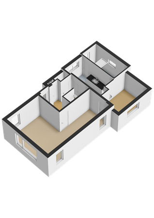 Hoge Tilweg 41, 9362 VC Boerakker - Begane grond - 3D.png
