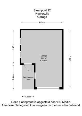 Steenpoel 22, 8433 JD Haulerwijk - Garage - 2D.jpg