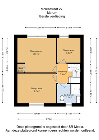 Molenstraat 27, 9363 BA Marum - Eerste verdieping - 2D.jpg