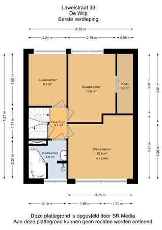 Laweistraat 33, 9367 RE De Wilp - Eerste verdieping - 2D.jpg