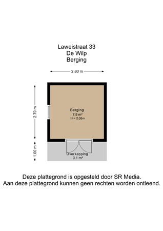 Laweistraat 33, 9367 RE De Wilp - Berging - 2D.jpg