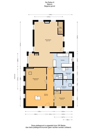 De Petten 6, 9363 AH Marum - Begane grond - 2D.jpg