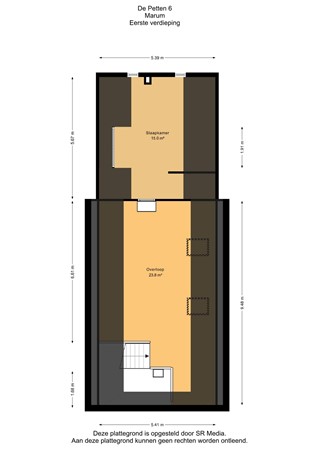 De Petten 6, 9363 AH Marum - Eerste verdieping - 2D.jpg