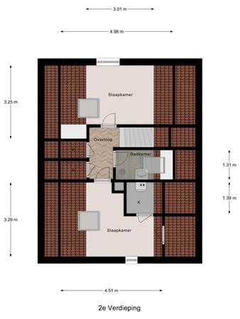 Floorplan - Saasvelderlaan 20, 7576 EE Oldenzaal