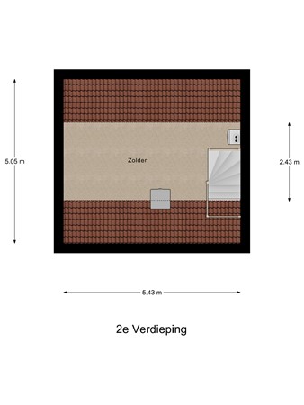 Floorplan - Bleekstraat 29, 7571 CK Oldenzaal