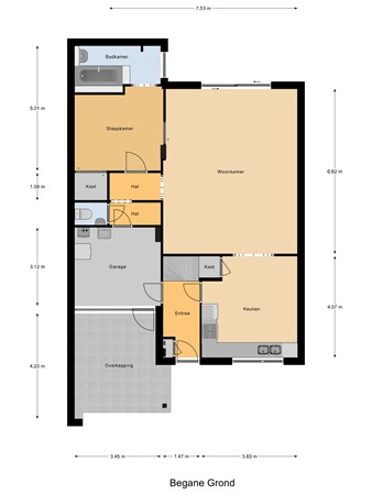 Floorplan - Look 121, 7577 GL Oldenzaal