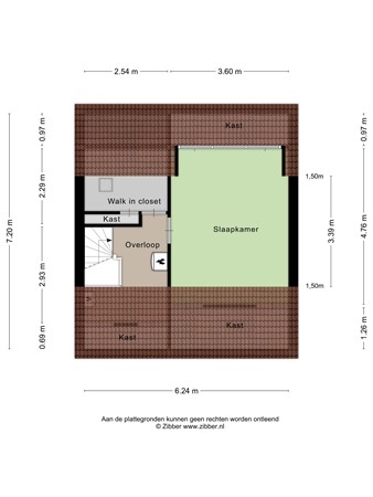 Floorplan - Clematisstraat 132, 7591 XD Denekamp