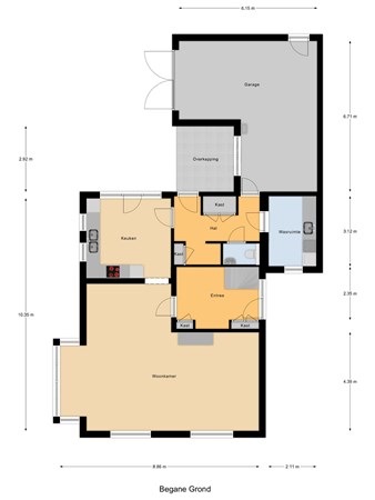 Floorplan - Brinkstraat 43, 7591 DN Denekamp