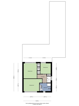 Floorplan - Anjerstraat 2, 7591 CG Denekamp
