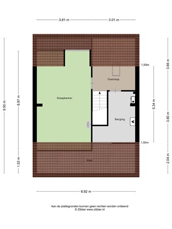 Floorplan - De Slotweide 19, 7597 MK Saasveld