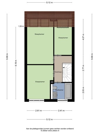 Floorplan - Achterkamp 10, 7591 WH Denekamp