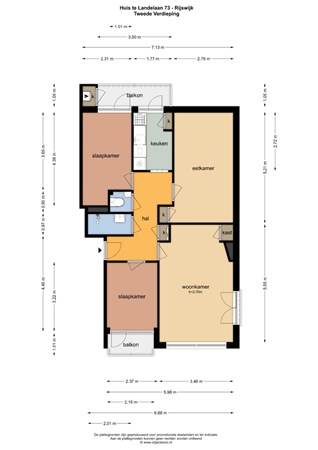 Plattegrond - Huis te Landelaan 73, 2283 VB Rijswijk - 130056_TV.jpg