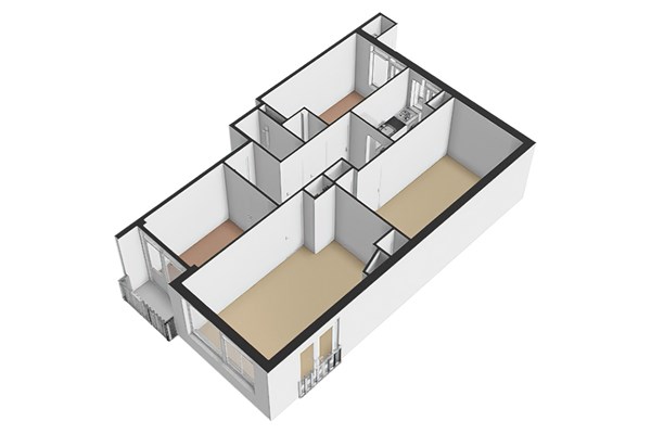 Plattegrond - Huis te Landelaan 73, 2283 VB Rijswijk - 130056_TV_3d_SE.jpg