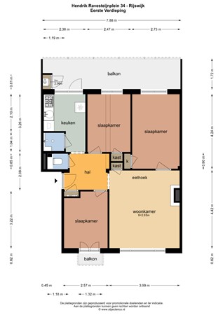 Plattegrond - Hendrik Ravesteijnplein 34, 2282 GT Rijswijk - OC_153495_EV.jpg