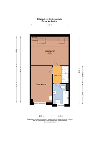 Plattegrond - Pijlstaart 44, 3225 CD Hellevoetsluis - OC_154042_EV.jpg