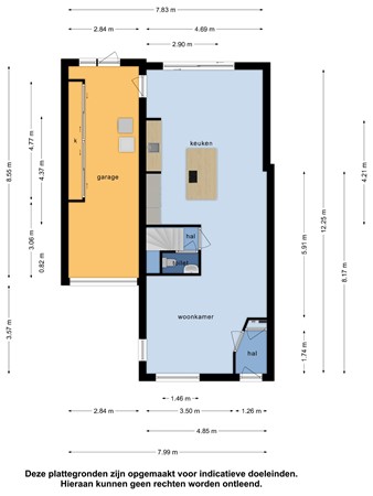 Floorplan - Klaverakker 57, 4341 MA Arnemuiden