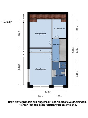 Floorplan - Robert Johnsonstraat 17, 4337 WJ Middelburg