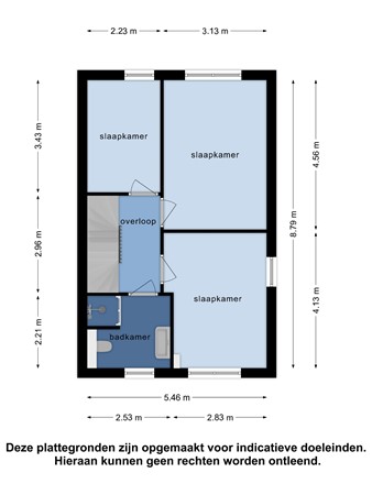 Floorplan - Slaak 30, 4341 SB Arnemuiden