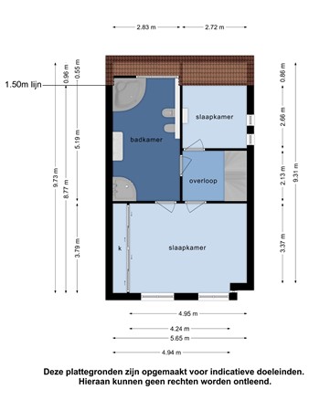 Floorplan - Muddy Watersstraat 35, 4337 WL Middelburg