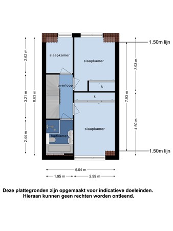 Floorplan - Willie Dixonstraat 15, 4337 PK Middelburg
