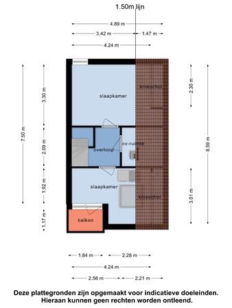 Floorplan - Distelstraat 2, 4341 JP Arnemuiden