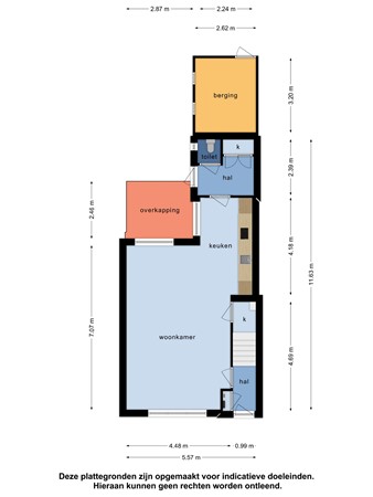 Floorplan - Burgemeester Langebeekestraat 4, 4341 AE Arnemuiden