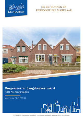 Brochure preview - Burgemeester Langebeekestraat 4, 4341 AE ARNEMUIDEN (1)
