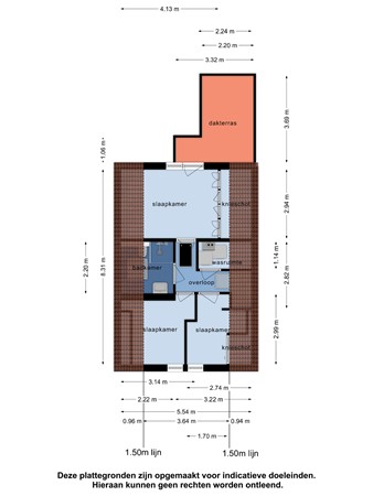 Floorplan - Korteweg 1, 4339 AS Nieuw- en Sint Joosland