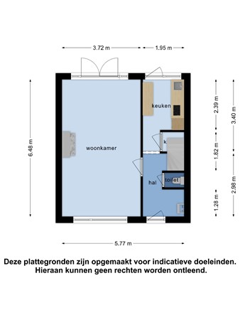 Floorplan - Nieuwe Vlissingseweg 316, 4335 JK Middelburg