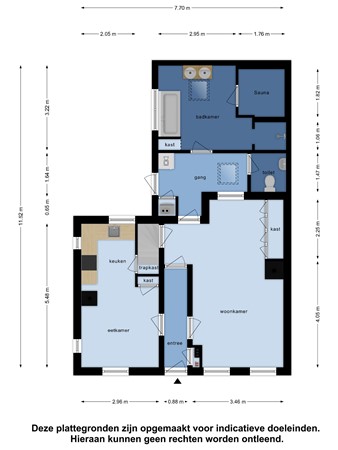 Floorplan - Oude Vlissingseweg 64, 4336 AE Middelburg