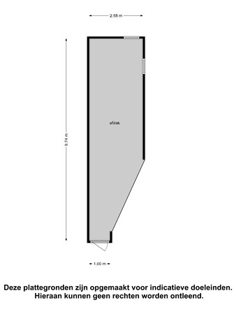 Floorplan - Oude Vlissingseweg 64, 4336 AE Middelburg