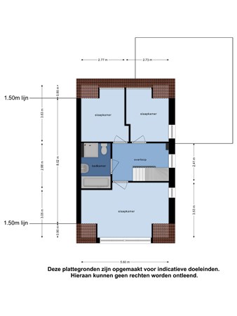 Floorplan - Zuster Van Donkstraat 23, 4341 LS Arnemuiden