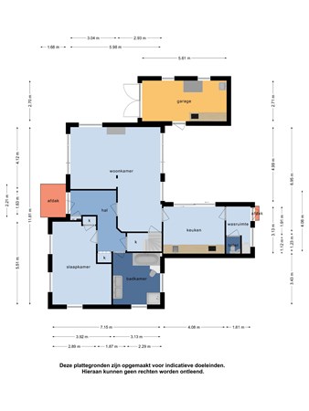 Floorplan - Schuttershof 36, 4341 AB Arnemuiden