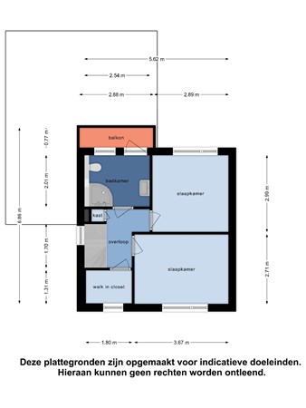 Floorplan - Oude Rijksweg 70, 4339 BD Nieuw- en Sint Joosland