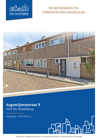 Brochure preview - Augustijnenstraat 9, 4331 NX MIDDELBURG (1)