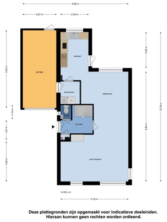 Floorplan - Akkerlaan 15, 4341 MC Arnemuiden