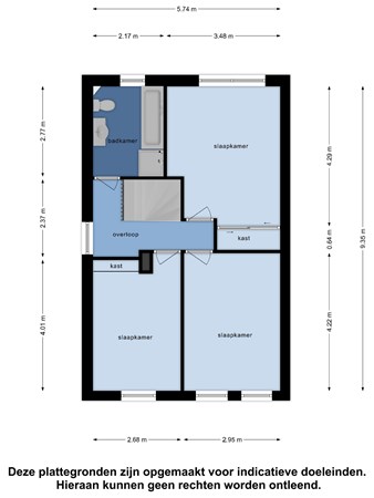 Floorplan - Akkerlaan 15, 4341 MC Arnemuiden