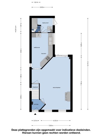 Floorplan - Molendijk 66, 4339 AE Nieuw- en Sint Joosland