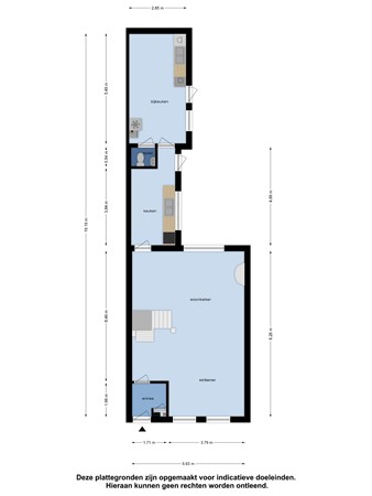 Floorplan - Nieuwe Vlissingseweg 174, 4335 JG Middelburg