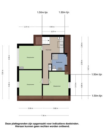 Floorplan - Molenweg 18, 4341 BD Arnemuiden