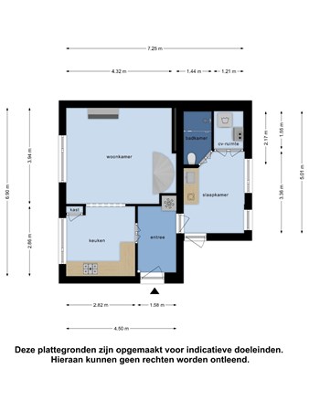 Floorplan - Groenedijk 31, 4441 TH Ovezande