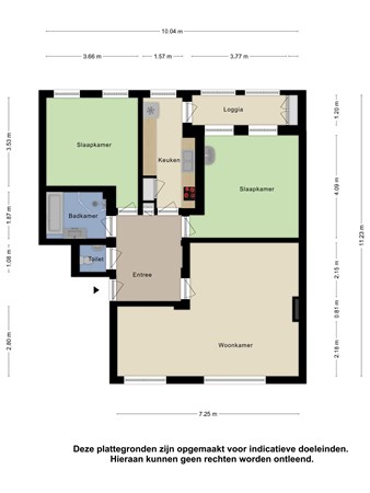 Floorplan - Boulevard Evertsen 262, 4382 AG Vlissingen