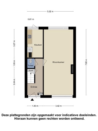 Floorplan - Augustijnenstraat 19, 4331 NX Middelburg