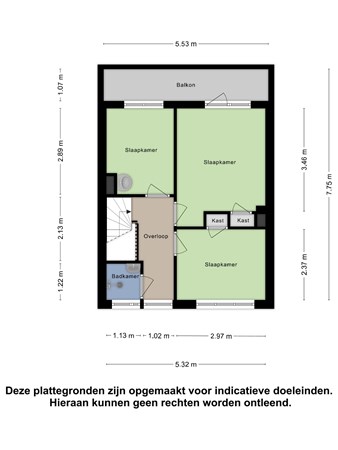 Floorplan - Augustijnenstraat 19, 4331 NX Middelburg