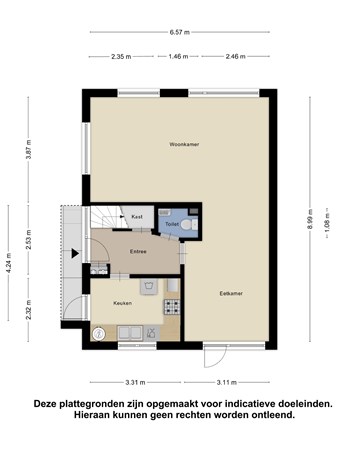 Floorplan - Beukenlaan 5, 4334 BZ Middelburg