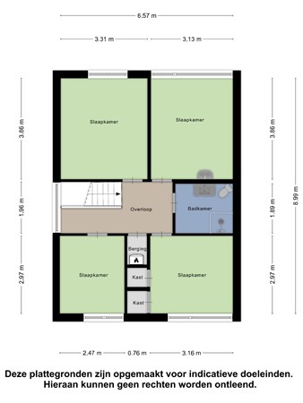 Floorplan - Beukenlaan 5, 4334 BZ Middelburg