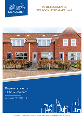 Brochure preview - Papaverstraat 9, 4456 CA LEWEDORP (1)