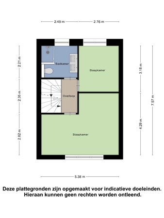 Floorplan - Papaverstraat 9, 4456 CA Lewedorp